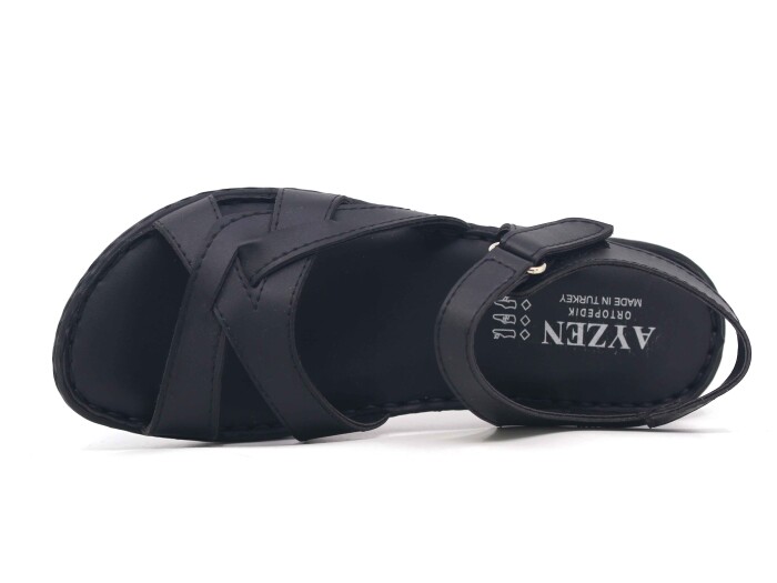Ayzen Zenne Anne 412 Sandalet Siyah - 2