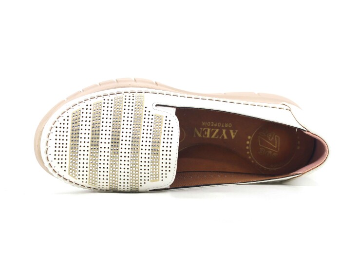 Ayzen Zenne 785 Poli Anne Ayakkabısı Beyaz - Ayzen (1)