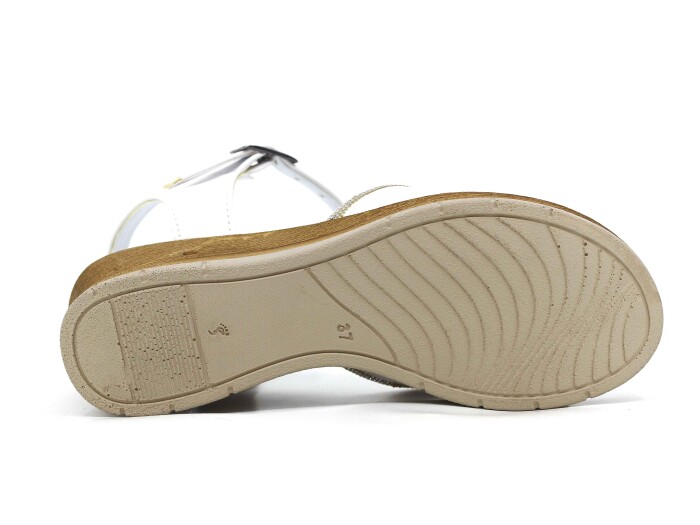 Bellitaş Zenne Feta Sandalet Beyaz - 3