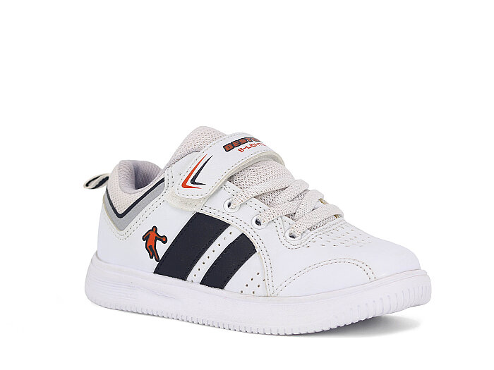 Bestof Patik 072 Cilt Spor Ayakkabı Beyaz - Siyah - 1