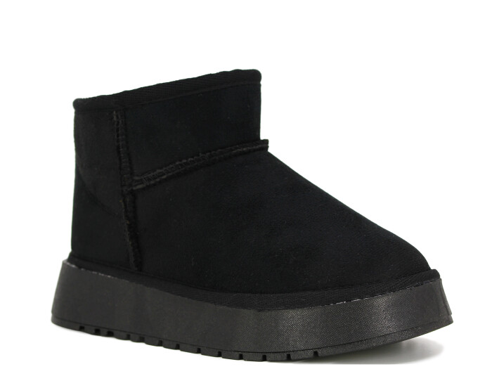 Bigstep Filet Peluşlu UGG Bot Siyah 