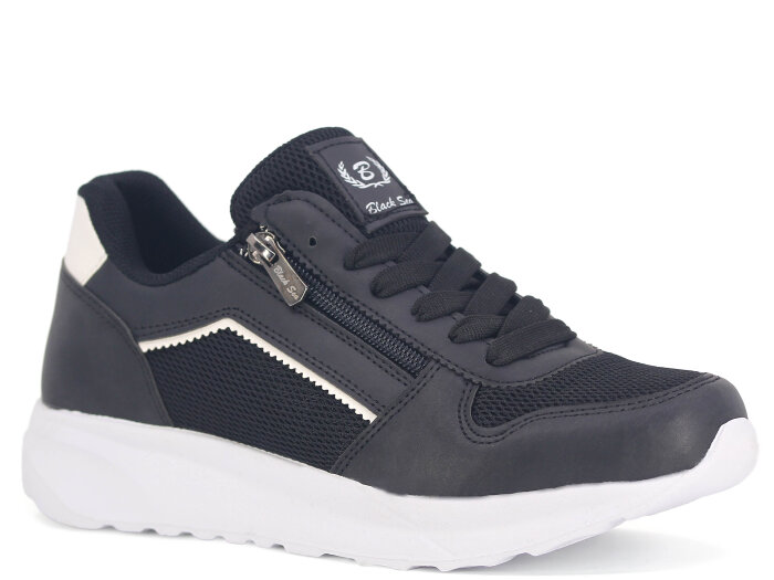 Black Sea Zenne 605 Anorak Spor Ayakkabı Siyah - Beyaz - Black Sea