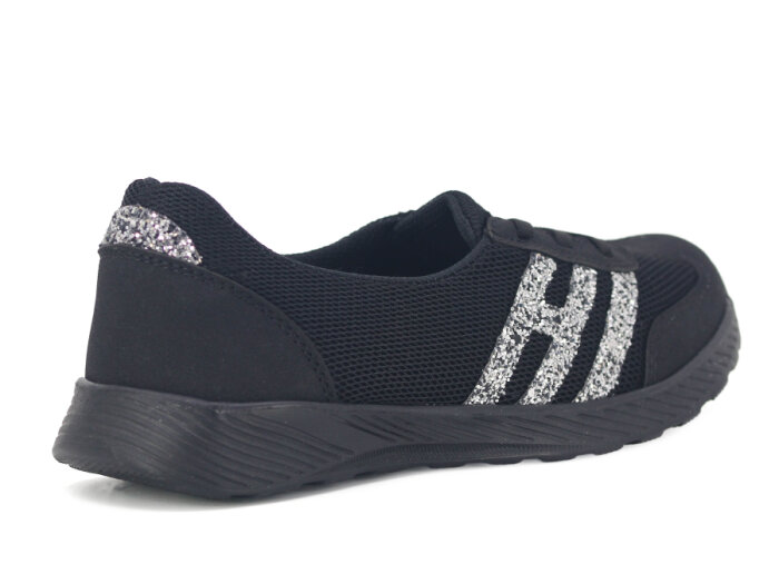 Black Sea Zenne 618 Anorak Spor Ayakkabı Siyah - Gümüş - 3