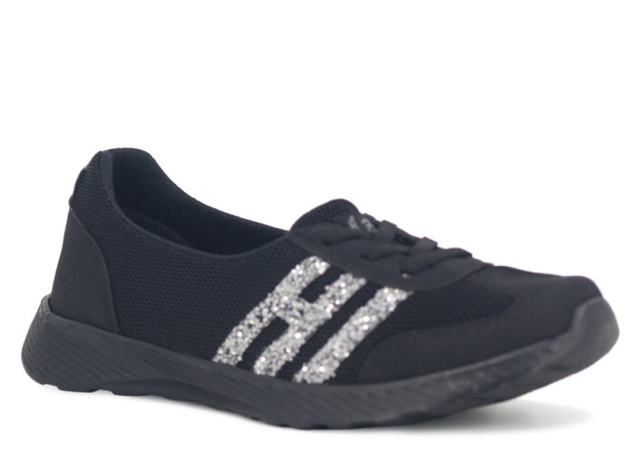 Black Sea Zenne 618 Anorak Spor Ayakkabı Siyah - Gümüş - 1