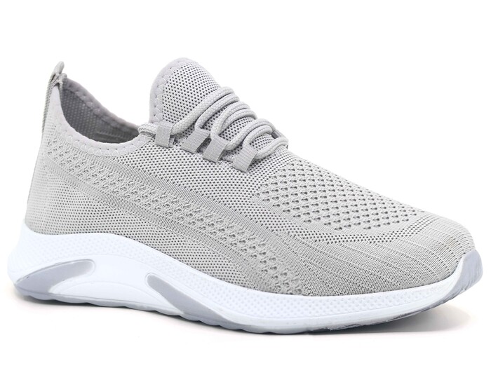 Blackwild Merdane MT-103 Triko Spor Ayakkabı Gri - Beyaz - 1