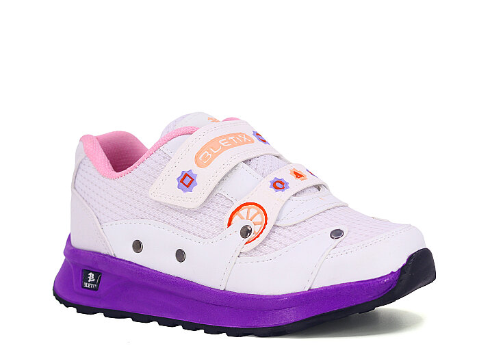 Bletix Filet 261 Anorak Spor Ayakkabı Beyaz - Pudra - 1