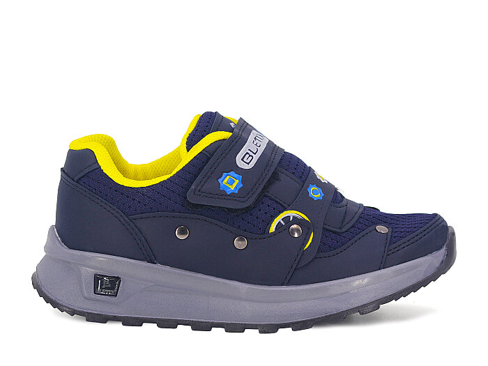 Bletix Filet 261 Anorak Spor Ayakkabı Lacivert - Sarı - 2