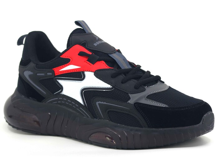 Boulder Merdane 1774 Anorak Spor Ayakkabı Siyah - Kırmızı - Boulder