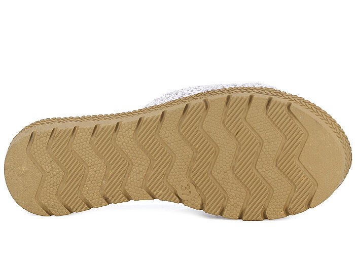 Bruno Zenne 2026 Çiçek Dantelli İncili Burnu Açık Günlük Terlik Beyaz - 3