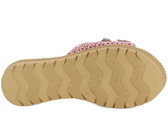 Bruno Zenne 2026 Çiçek Dantelli İncili Burnu Açık Günlük Terlik Pembe - 3