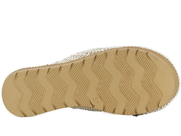 Bruno Zenne 2026 Kurdele Dantelli İncili Burnu Kapalı Günlük Terlik Bej - 3