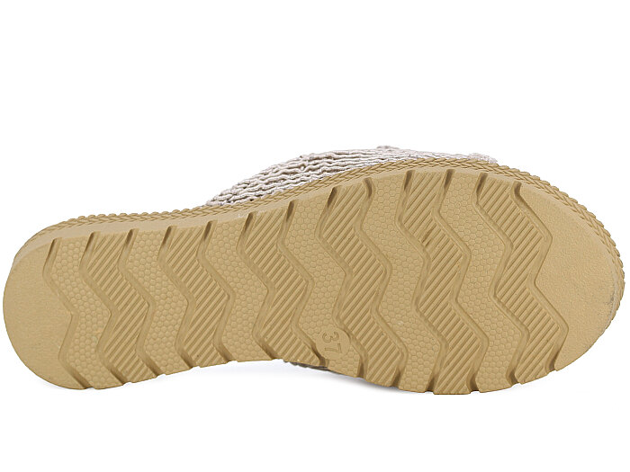 Bruno Zenne 2026 Papyon Dantelli İncili Burnu Açık Günlük Terlik Koyu Bej - 3