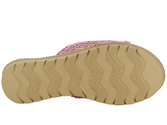 Bruno Zenne 2026 Papyon Dantelli İncili Burnu Açık Günlük Terlik Pembe - 3