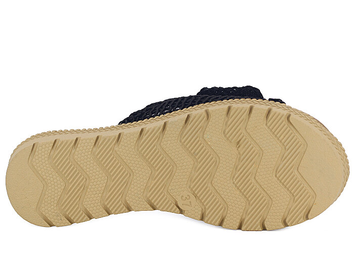 Bruno Zenne 2026 Papyon Dantelli İncili Burnu Açık Günlük Terlik Siyah - 3