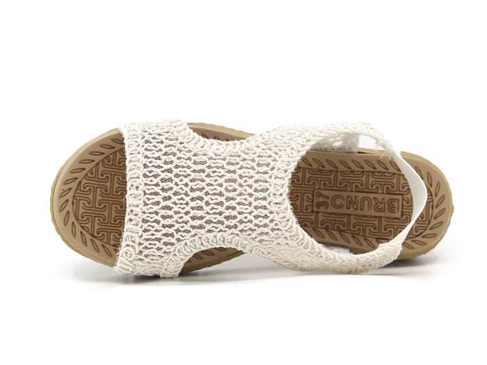 Bruno Zenne Dantelli Sandalet Beyaz - Bruno (1)