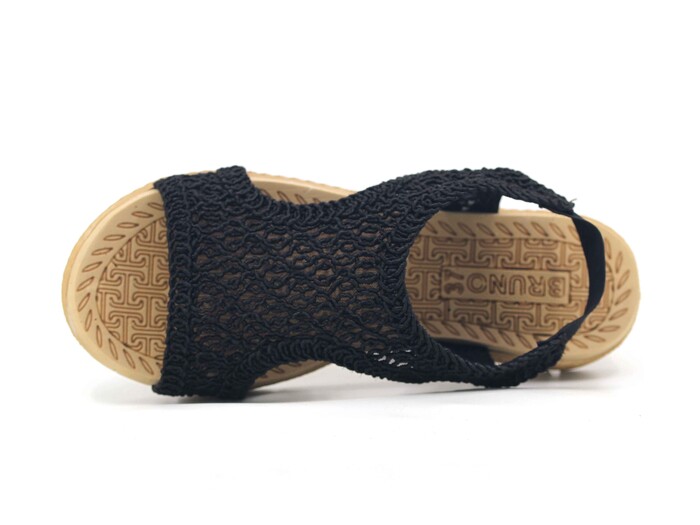 Bruno Zenne Dantelli Sandalet Siyah - Bruno (1)