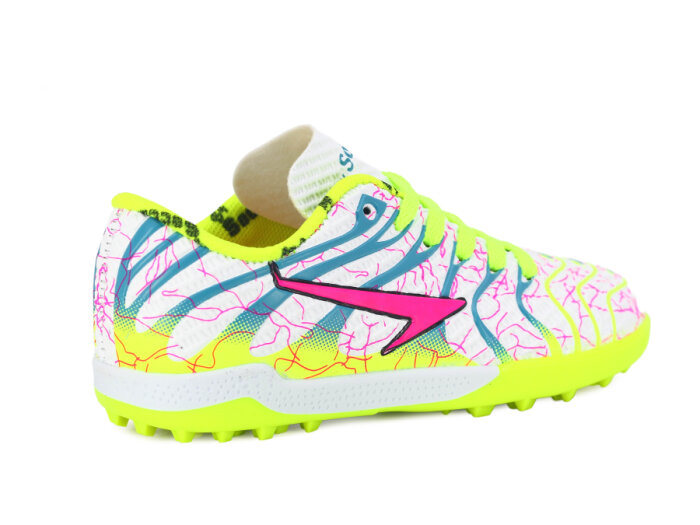 By Soccers Filet 2040 Halı Saha Ayakkabısı Beyaz - Sarı - 3