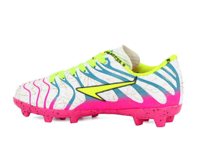 By Soccers Filet 2040 Krampon Ayakkabı Beyaz - Fuşya - By Soccers (1)