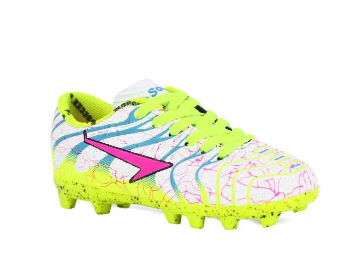 By Soccers Filet 2040 Krampon Ayakkabı Beyaz - Sarı - By Soccers