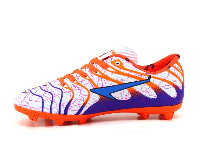 By Soccers Filet 2040 Krampon Ayakkabı Beyaz - Turuncu - Mor - 2