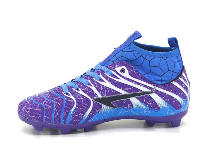 By Soccers Filet 2060 Çoraplı Krampon Ayakkabı Mor - Saks Mavi - By Soccers (1)