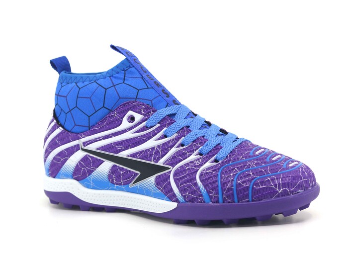 By Soccers Filet 2060 Halı Saha Ayakkabısı Mor - Saks Mavi - 1