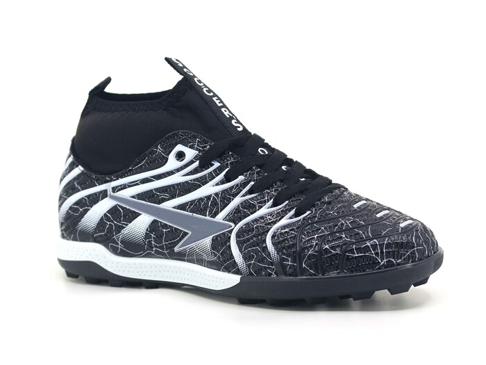 By Soccers Filet 2060 Halı Saha Ayakkabısı Siyah - Beyaz - By Soccers