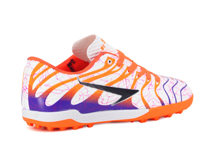 By Soccers Garson 2040 Halı Saha Ayakkabısı Beyaz - Turuncu - 3