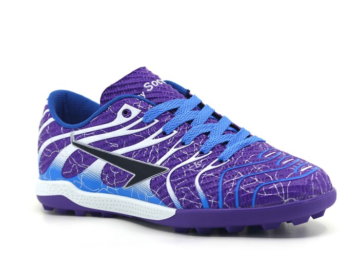 By Soccers Garson 2040 Halı Saha Ayakkabısı Mor - Saks Mavi - 1