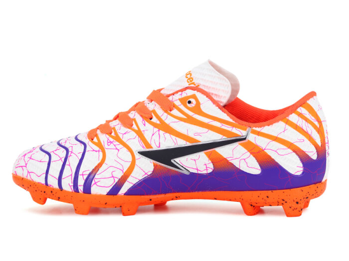 By Soccers Garson 2040 Krampon Ayakkabı Beyaz - Turuncu - 2