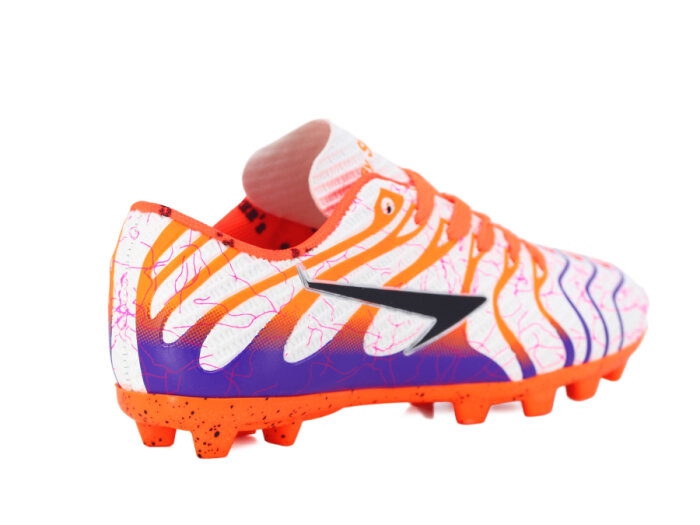 By Soccers Garson 2040 Krampon Ayakkabı Beyaz - Turuncu - 3