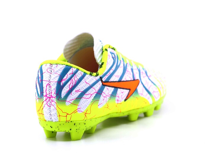 By Soccers Merdane 2040 Krampon Ayakkabı Beyaz - Saks Mavi - Sarı - 3