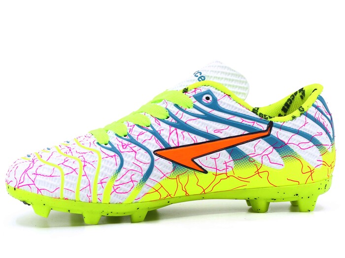 By Soccers Merdane 2040 Krampon Ayakkabı Beyaz - Saks Mavi - Sarı - 2