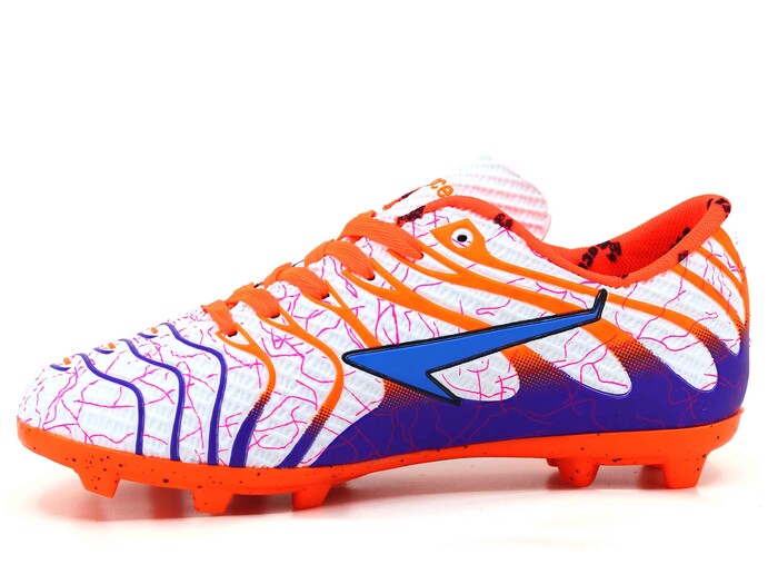 By Soccers Merdane 2040 Krampon Ayakkabı Beyaz - Turuncu - Mor - By Soccers (1)