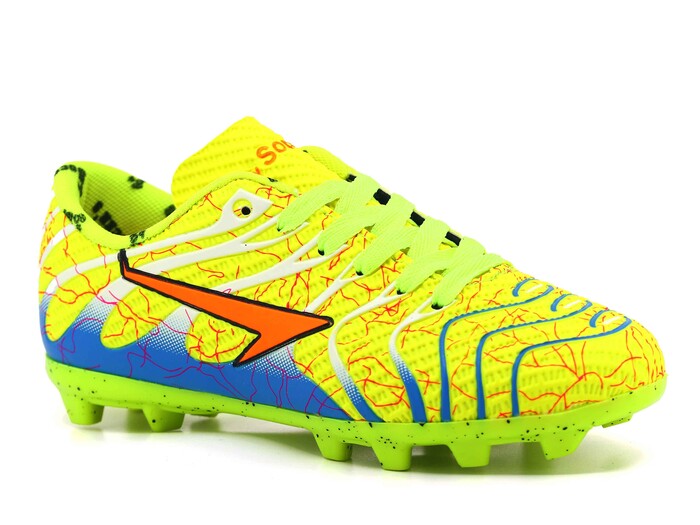 By Soccers Merdane 2040 Krampon Ayakkabı Sarı - Saks Mavi - By Soccers