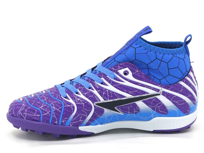 By Soccers Merdane 2060 Çoraplı Halı Saha Ayakkabısı Mor - Saks Mavi - By Soccers (1)