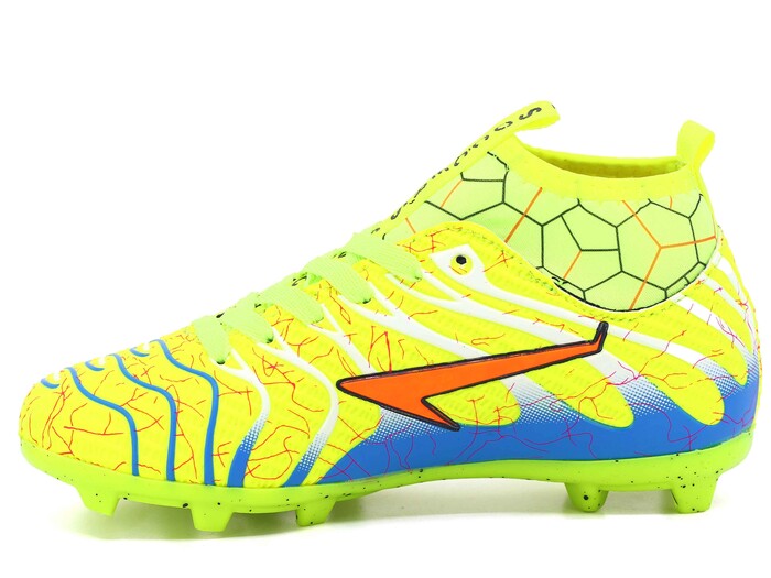 By Soccers Merdane 2060 Çoraplı Krampon Ayakkabı Sarı - Saks Mavi - By Soccers (1)