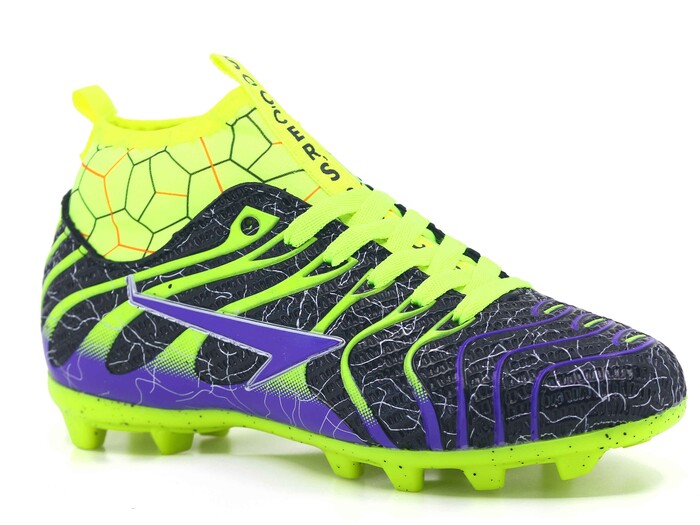 By Soccers Merdane 2060 Çoraplı Krampon Ayakkabı Siyah - Sarı - By Soccers