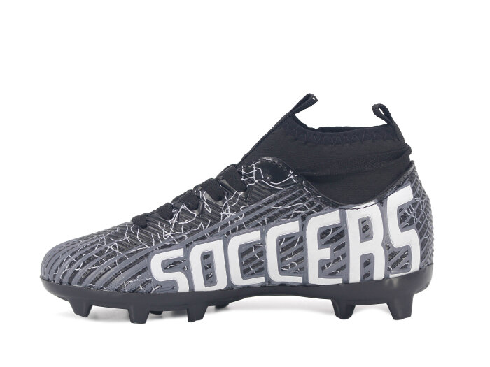 By Soccers Patik F35 Çoraplı Krampon Ayakkabı Siyah - Beyaz - By Soccers (1)