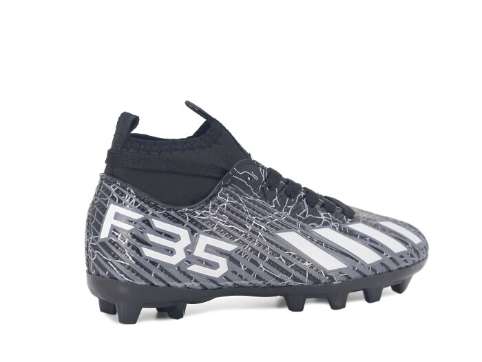 By Soccers Patik F35 Çoraplı Krampon Ayakkabı Siyah - Beyaz - 3