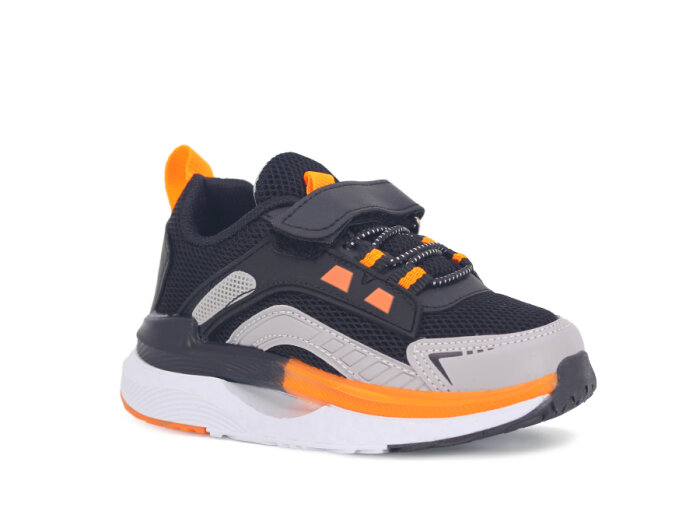 Callion Patik 1125 Anorak Spor Ayakkabı Siyah - Buz - Turuncu - 1