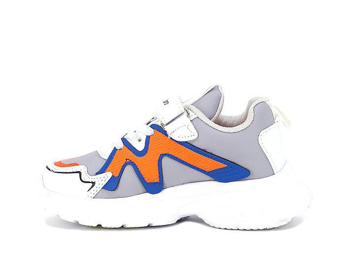 Callion Patik 1126 Cilt Spor Ayakkabı Buz - Beyaz - Turuncu - 2