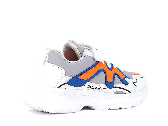 Callion Patik 1126 Cilt Spor Ayakkabı Buz - Beyaz - Turuncu - 3