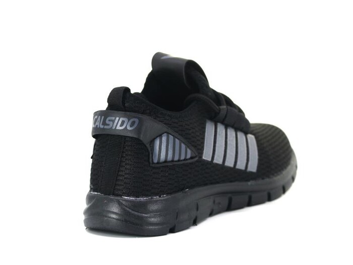 Calsido Garson 054 Triko Spor Ayakkabı Siyah - Füme - Thumbnail