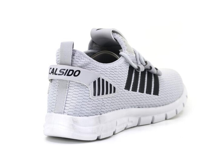 Calsido Merdane 054 Triko Spor Ayakkabı Buz - Siyah - Thumbnail