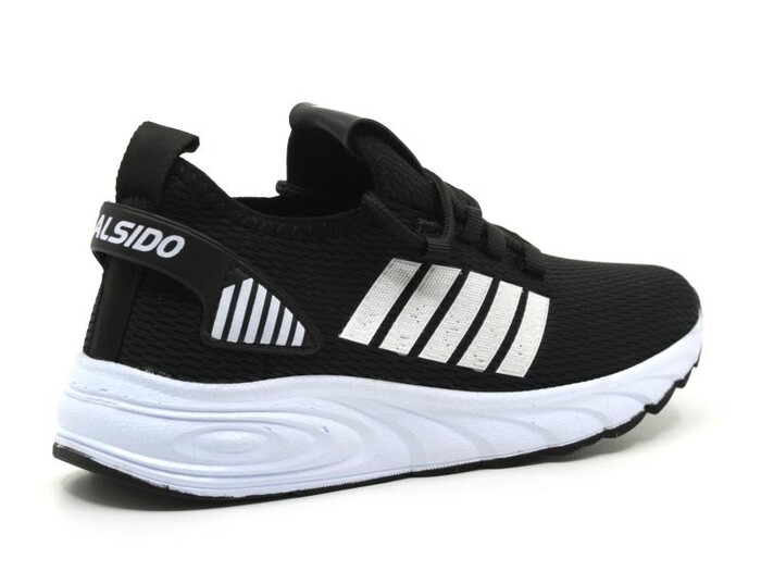 Calsido Merdane 054 Triko Spor Ayakkabı Siyah - Beyaz