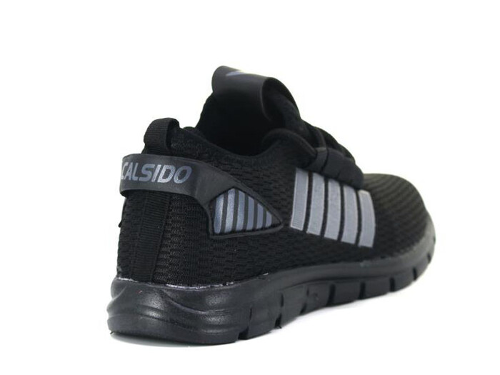 Calsido Merdane 054 Triko Spor Ayakkabı Siyah - Füme - Thumbnail