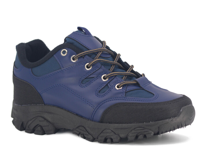 Calsido Merdane 207 Trekking Kısa Bot Lacivert Cilt 