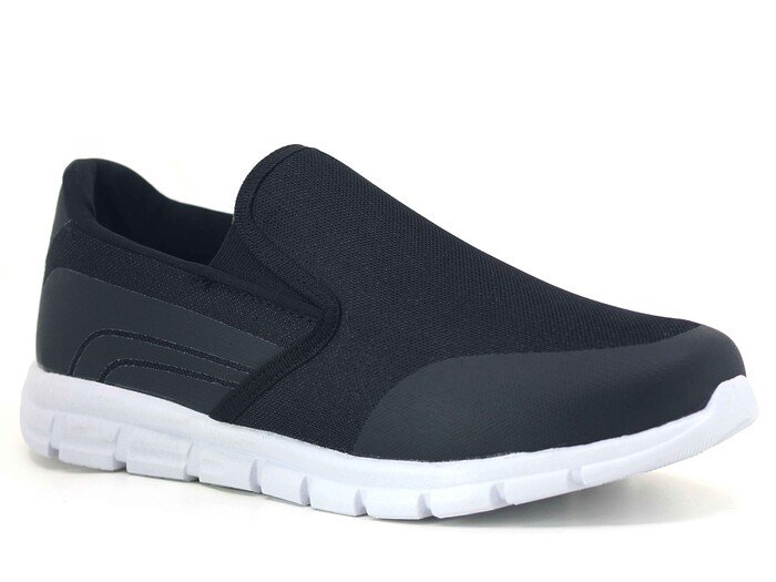 Calsido Merdane 2155 Makosen Triko Spor Ayakkabı Siyah - Beyaz - 1