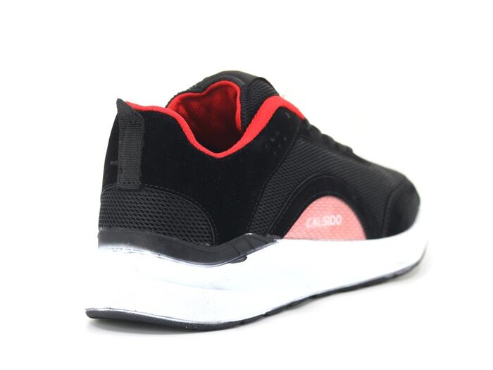 Calsido Merdane 5068 Anorak Spor Ayakkabı Siyah - Kırmızı
